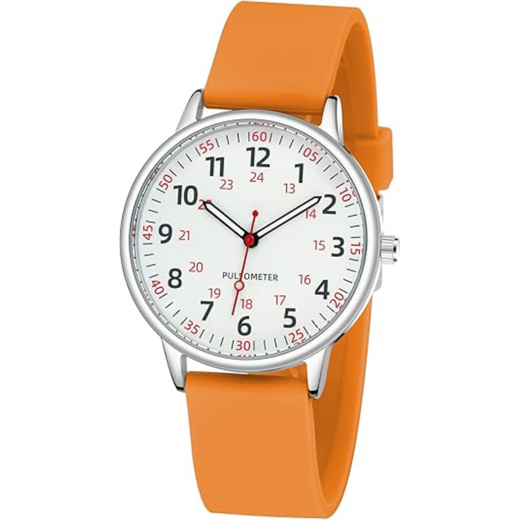 Mira – Waterproof Nurses Watch | Easy-Read Analog Medical Watch With Second Hand