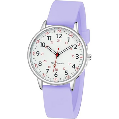 Mira – Waterproof Nurses Watch | Easy-Read Analog Medical Watch With Second Hand
