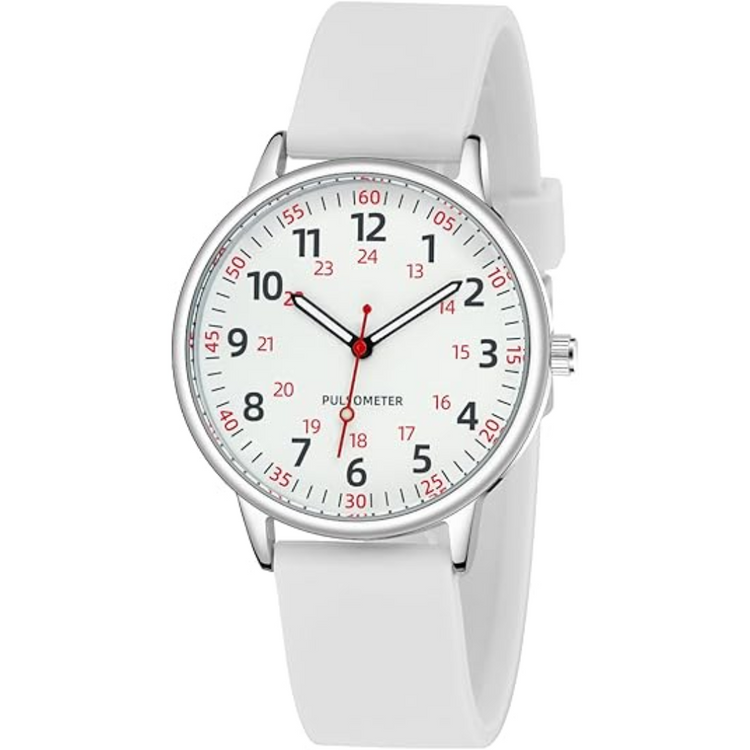 Mira – Waterproof Nurses Watch | Easy-Read Analog Medical Watch With Second Hand