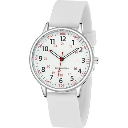 Mira – Waterproof Nurses Watch | Easy-Read Analog Medical Watch With Second Hand